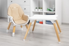 Дитячий стільчик для годування Caretero Tuva Beige
